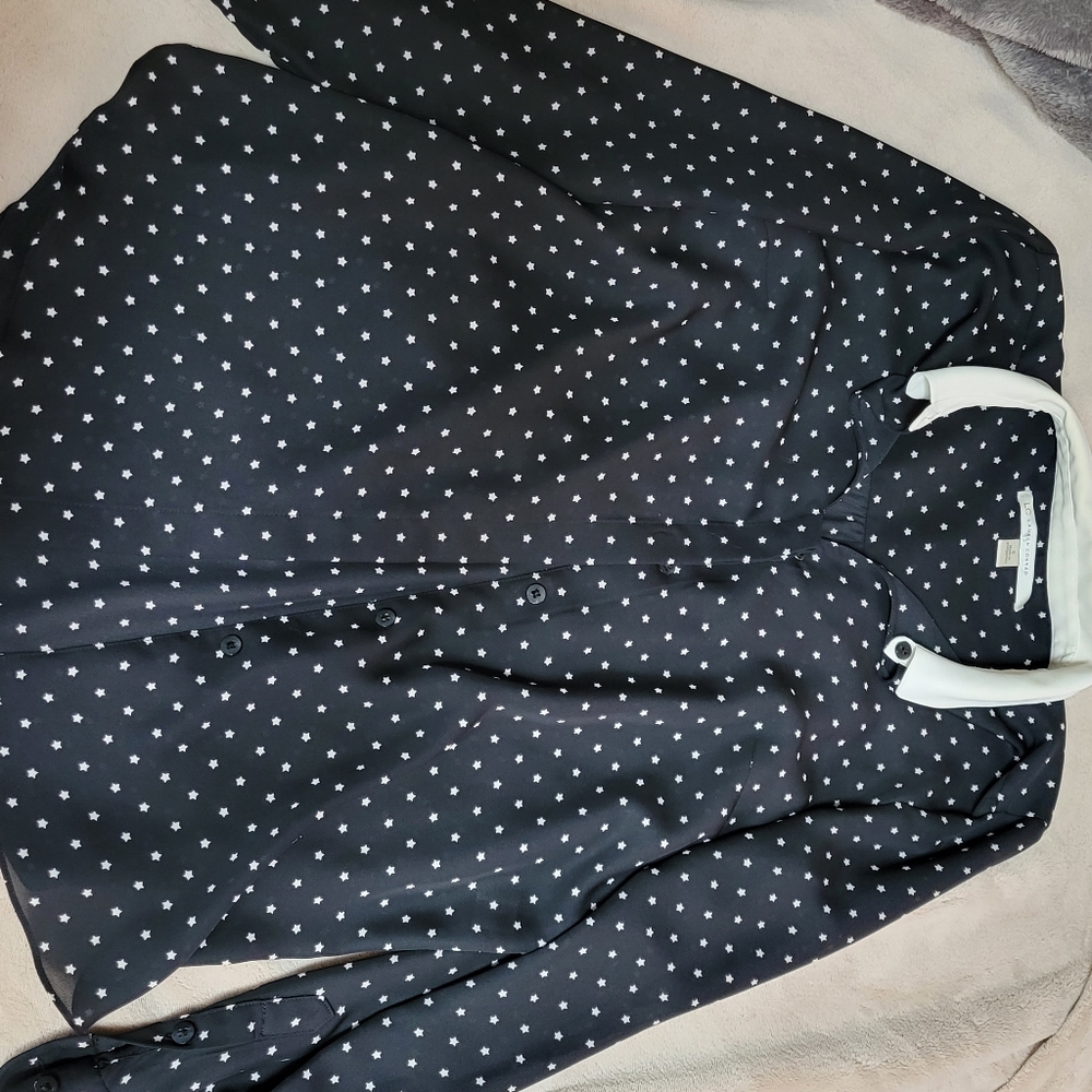 Star Print Blouse